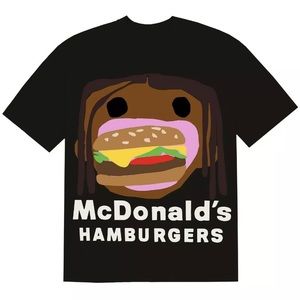 Travis Scott Cactus Jack Burger Mouth T-Shirt XXL